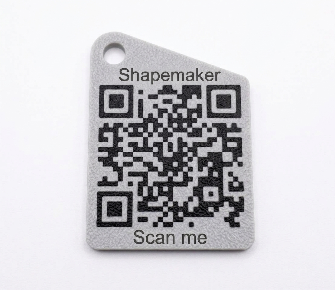 Брелок з QR-кодом